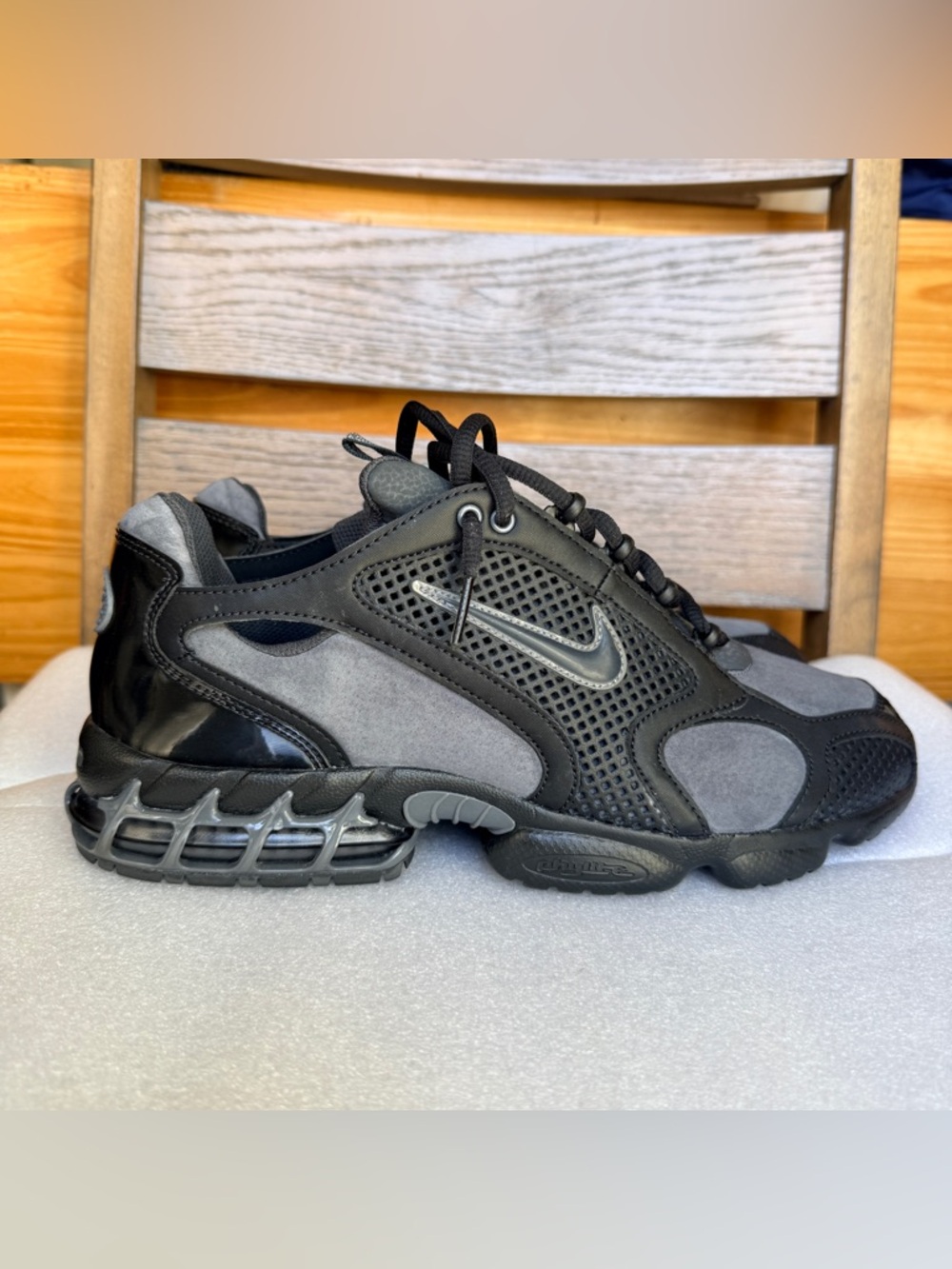 Nike Air Zoom Spiridon Cage 2 shoes Black 10.5 for men